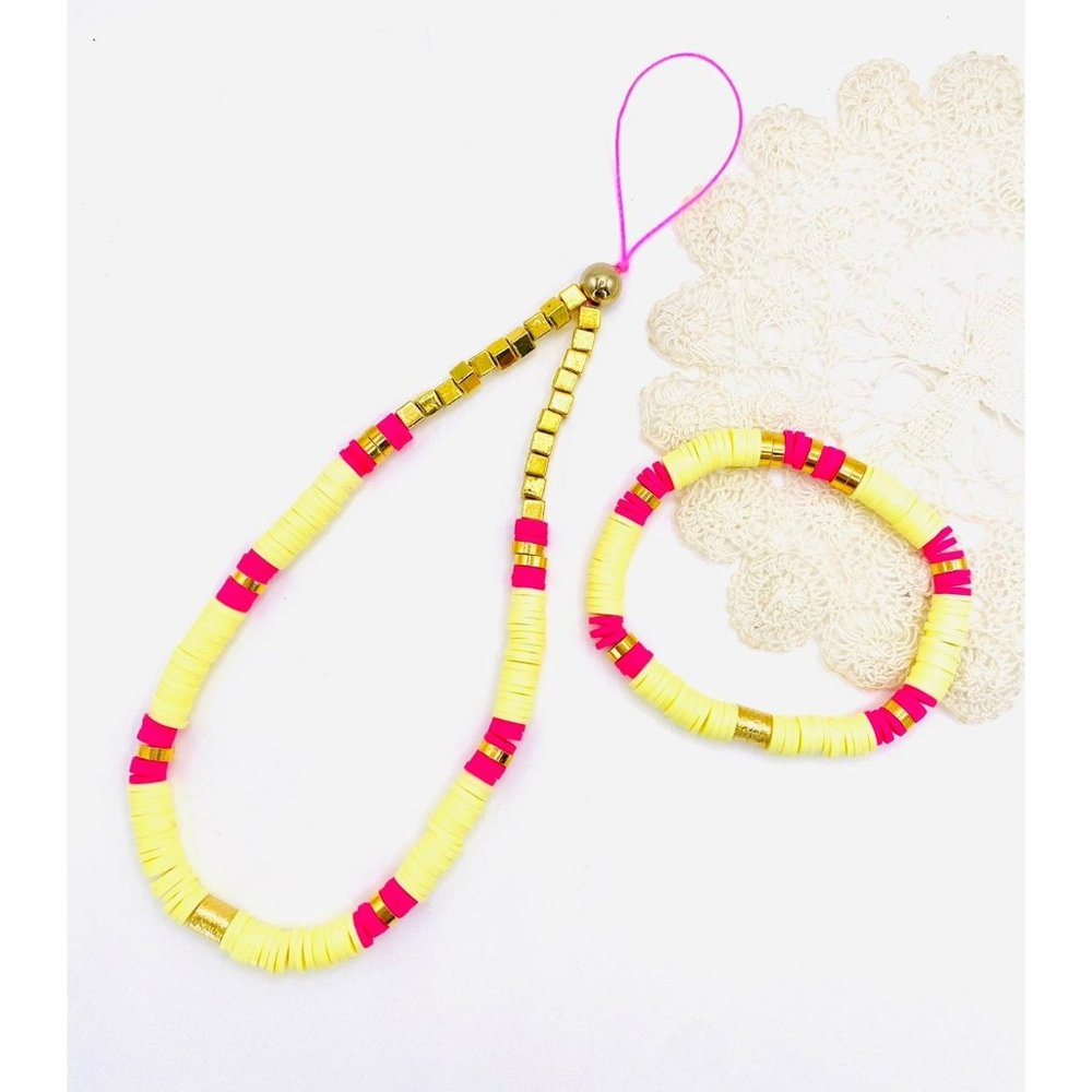 Phone charm strap/band and bracelet